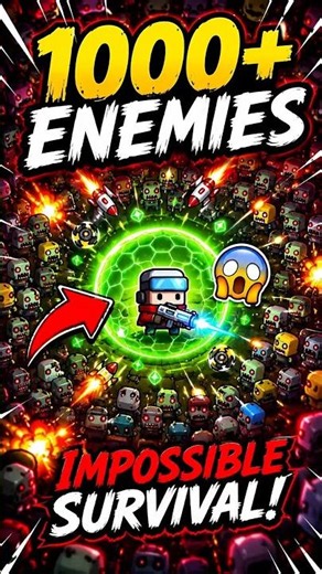 Survivor.io - Surviving Against 1000+ Enemies! 😱 #gaming #shorts #survivorio