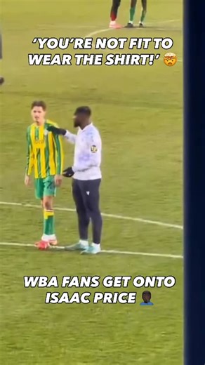 Rootz TV ⚽️📺 on Instagram: "Dark times when your own fans are getting onto you! Poor Isaac Price 😢 #wba #westbromwichalbion #eflchampionship #viralvideos #football"
