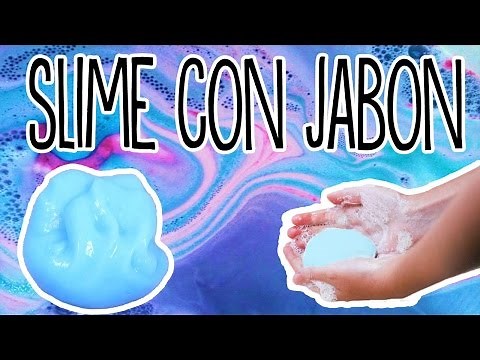 Slime de jabon - como hacer slime sin borax ni almidon - Tutoriales Belen