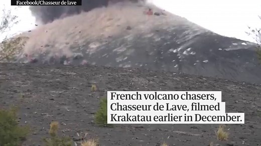 Indonesia tsunami caused by collapse of volcano