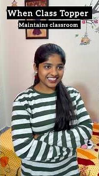 When Class Topper Maintains Classroom 😂 | Topper vs Students | School Funny #viral #shorts