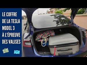 The Tesla Model 3's trunk is suitcase-proof
