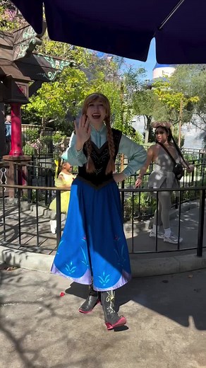 Experience Springtime with Anna at Disneyland