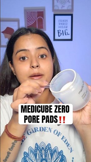 How To Use Medicube Zero Pore Pads⁉️ Oily Skincare Routine For Beginners✨ #tonerpad #oilyskincare
