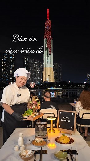 19K reactions · 3K shares | 545k một bàn ăn dưới chiếc view triệu đô còn được setup tiệc miễn phí #hanaanmi #lairai #HenHoCuoiTuan #henho | Hanami Izakaya | Facebook