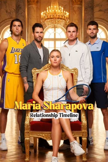 Behind the Tennis Star: Maria Sharapova’s Love Life #MariaSharapova #Tennis #sport #relationship #love