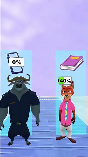 Nick and Bogo's energy gathering competition #zootopia2