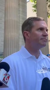 Kentucky's governor, Andy Beshear, was flooded with questions today about whether he'd run for president if Joe Biden was out of the race before November. Here's what he had to say. | WLKY News