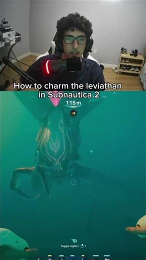 Charming the tsundere leviathan in Subnautic 2 Twitch: mifagaming