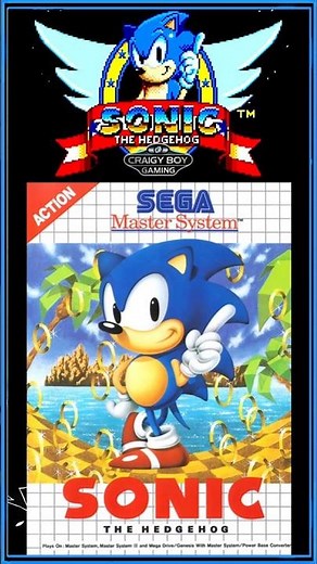 Sonic The Hedgehog SEGA Master System Gameplay #SonicTheHedgehog #retrogaming