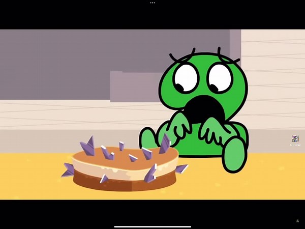 Cheesecake Mishap in BFDI: Glitch Edition