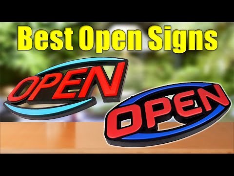 Open Signs Reviews : Top 5 Best Open Signs 2021