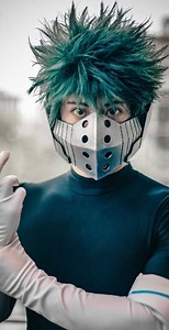 2.4K views · 105 reactions | Here's my quick Deku facemask tutorial. #howtomake #dekucosplay #deku #midoriya #izuku #bnha #bokunoheroacademia #mha #myheroacademiacosplay #evafoam #cosplay #cosplayer #cosplaying #cosplays | Iwood Cosplay | Facebook
