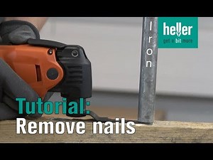 Tutorial: How to cut off nails with Quality Blades #hellertv #QualityBlades #multitoolblades