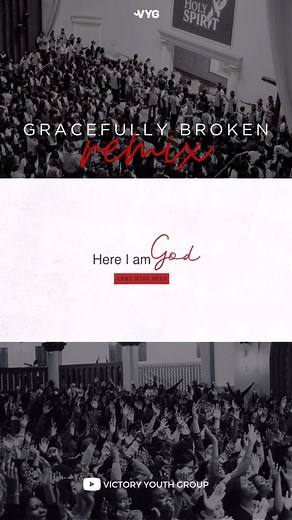 2K views · 40 reactions | “Here I am God, arms wide open…”朗 ‘Gracefully Broken Remix’ is now out on YouTube The branch of Catford VYG came together to make this amazing song✨ (The YouTube page can be found on the linktree link in our bio) | Victory Youth Group - VYG | Facebook