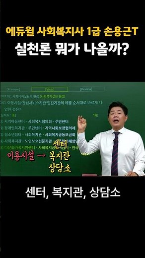 [사회복지실천론] 뭐가 나올까? 이 3가지 키워드만 알면 1문제 3초컷 가능 ㅣ 사회복지사1급 손용근 #shorts