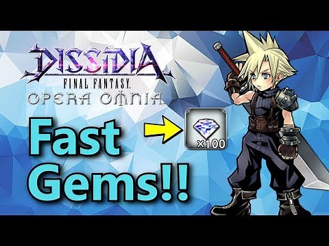 Fastest Way To Farm Gems!! | Dissidia Final Fantasy Opera Omnia