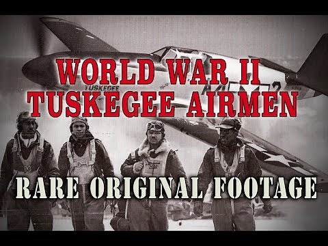 WW2 Tuskegee Airmen - African-American's 1942-1945, rare Original Footage