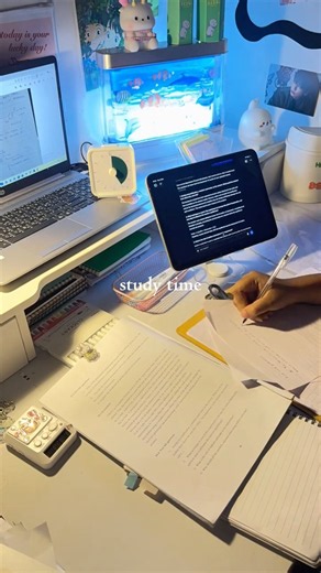 Study with me 🤍 study vlog #study#studywithme #studymotivation #aesthetic #studyvlog #foryou