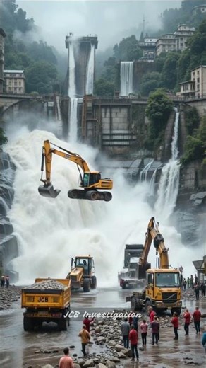 Incredible JCB 3DX Backhoe Stunts! 🚜 Watch This Mighty Machine at Work 🚧