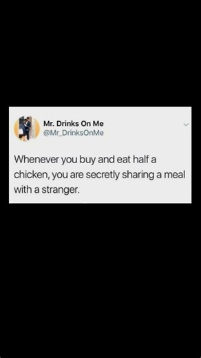 half chicken, full mystery | Subscribe for more #motivation 😊👍