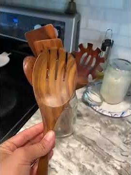 Best Wooden Spoons for Cooking | Zulay Kitchen 6-Piece Teak Utensil Set Review