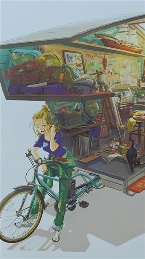 Miniature Worlds: Files of Illustrators Who.... - Flip Through, Relaxing, Page Turning #illustration