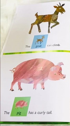 Kids Book Read Aloud: Read Along Around the Farm world of Eric Carle | Farm Animal Sounds | Kids