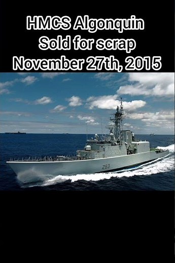 HMCS Algonquin 1973-2015