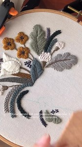 780K views · 11K reactions | Winter is cold, but ice-cream cones stay cute ❄️ Cloud filling stitch on felt creates a fluffy, dimensional texture—perfect for winter florals and motifs like the Flower Cone. Feel free to save or share this stitch for your next project  Find the pattern at joooyco.com (or Link in Bio) #embroidery #embroiderydesign #handembroidery #modernembroidery #embroiderypattern | joooyco | Facebook