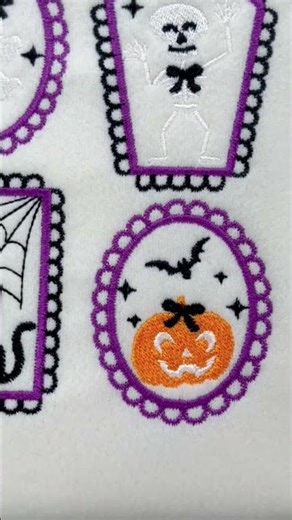 Halloween Embroidery Set #halloweenembroidery #halloweendesign #embroideryset