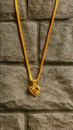 chain with love pendant #viral