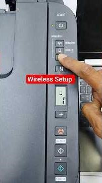 Canon G3010 WiFi Setup 📶 | G3010 G3410 G8410 Wireless Setup (Mobile)