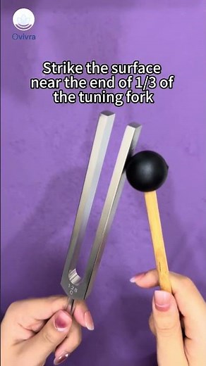 Where to Strike a Tuning Fork (Beginners) #tuningforks #ovivra