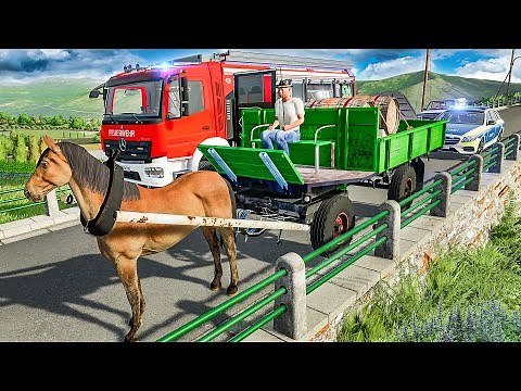Pferdekutschen-Rennen: Das Dorf braucht Wein! | LS22 Challengers #6 | Farming Simulator 22