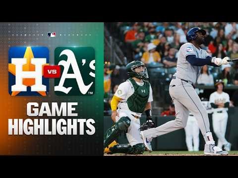Astros vs. A's Game Highlights (4/3/26) | MLB Highlights