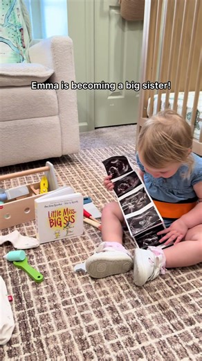 The secret is finally out • The nursery is officially under construction because baby #2 is arriving this spring This room already holds so many memories, and now it's getting ready for new ones. Send us your most unhinged advice... we're about to have 2 under 2 and we'll take all the help we can get #pregnancyannoucement #babyannouncement #twoundertwo #bigsister