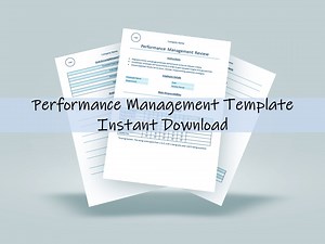 Performance Management Template | Leadership Assessment Guide | Performance Data Spreadsheet | Instant Download | Productivity Templates - Etsy UK