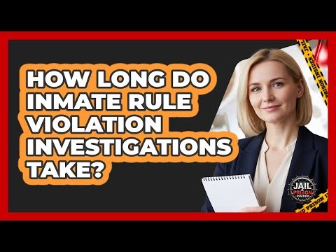 How Long Do Inmate Rule Violation Investigations Take?