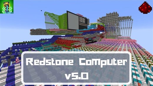[Minecraft Computer Engineering] - Quad-Core Redstone Computer v5.0 [12k sub special!] | Drazen Pekusic