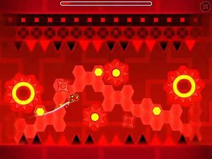 Geometry Dash Impossible Level - Red World by SaRy - 25%