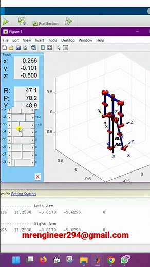 Humanoid Robot in MATLAB