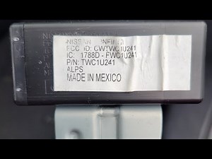 2015 Nissan Versa Remote Keyless Entry Module Location and Removal