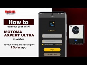 How to wireless remote control Solar Inverters via I Solar APP connect Wi-Fi network on a smartphone
