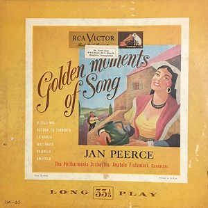 Jan Peerce, The Philharmonia Orchestra, Anatole Fistoulari - Golden Moments Of Song