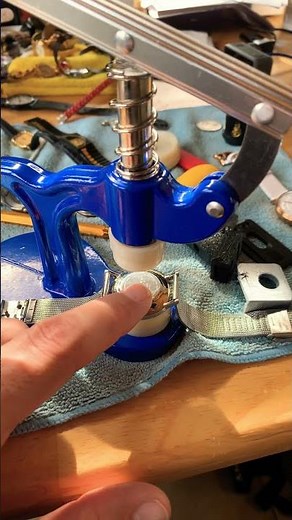 Using a Watch Press for Difficult Snap Backs