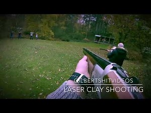 Laser clay pigeon shooting FPV