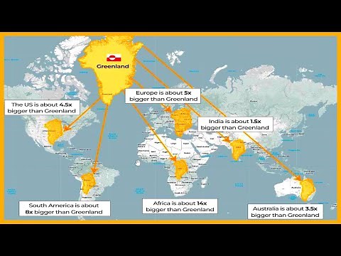 How BIG is Greenland Actually?