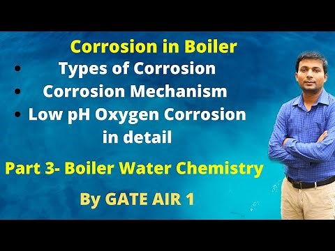 Part 3- Boiler water Chemistry | Corrosion in Boiler | Low pH Oxygen Corrosion in detail