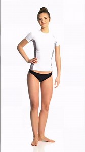 i077 • Slow-Mo • 4K Claire Gerhardstein wearing an O’Neill Rashguard and Bikini Bottoms